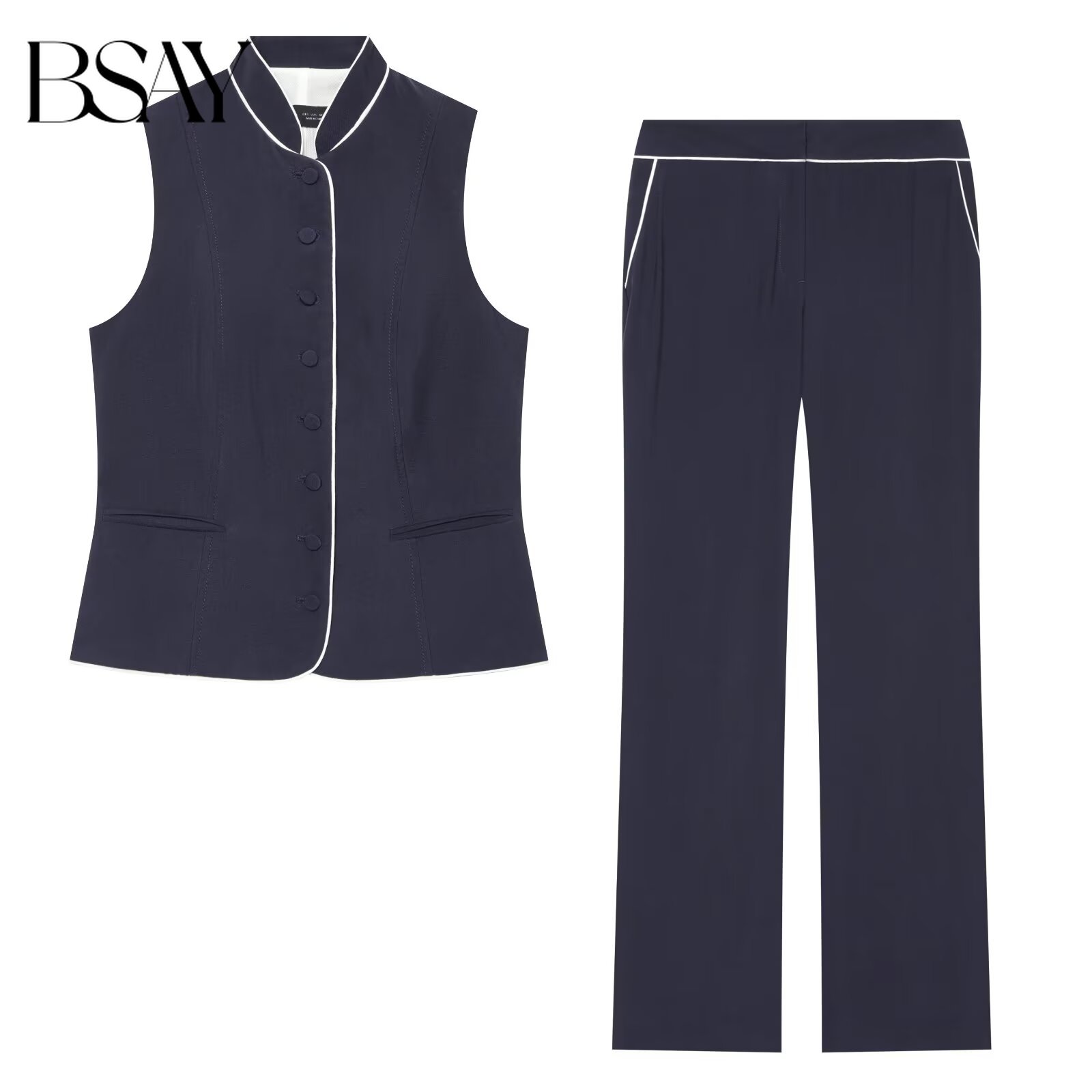 Sewing Vest - Conjunto de Dos Piezas para Mujer