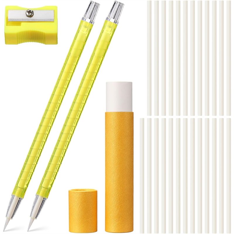 Fabric Marking Pen - Marcadores de tela blancos recargables y