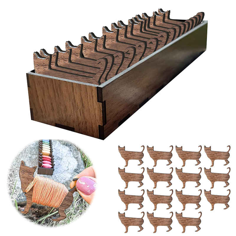 Juego de bobinas de madera par - Embroidery Floss Thread reseña y precio