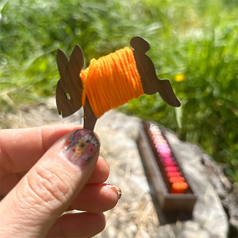 Juego de bobinas de madera par - Embroidery Floss Thread reseña y precio