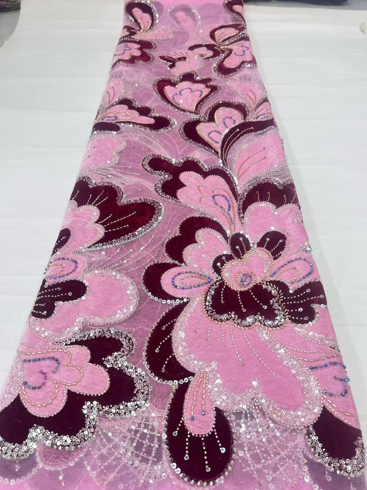 Tela de Encaje de Terciopelo A - Sewing Velvet Fabric reseña y precio