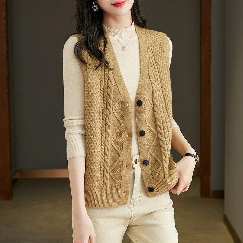 Suéter de punto para mujer, Ch - Sewing Vest reseña y precio