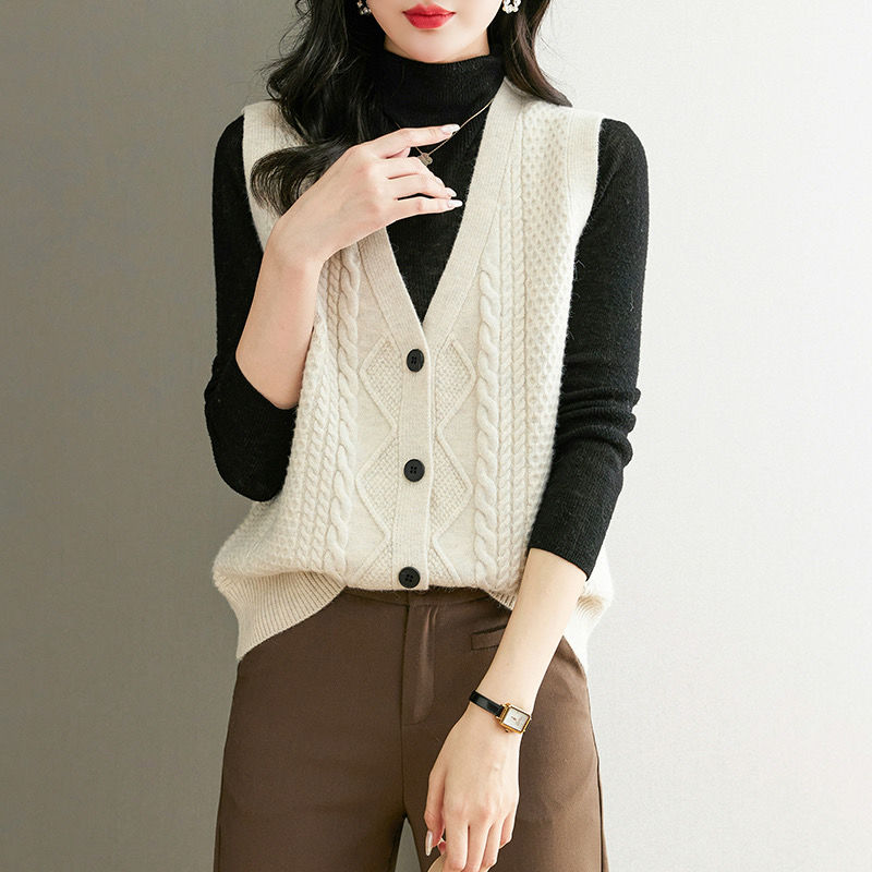 Suéter de punto para mujer, Ch - Sewing Vest reseña y precio