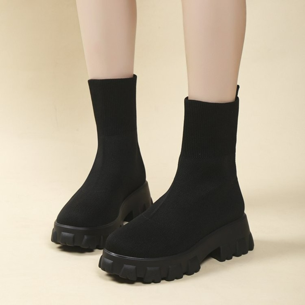 Botas cortas Botas de platafor - Sewing Knit reseña y precio