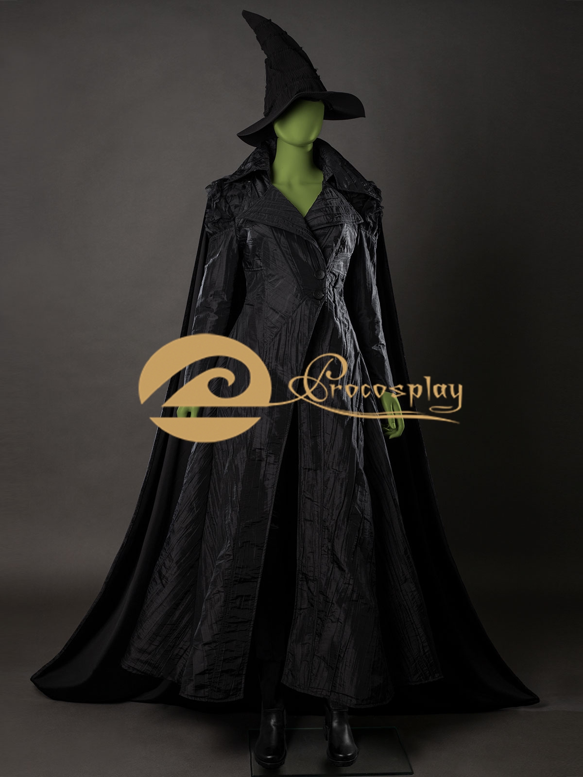 Elphaba traje negro disfraz Co - Sewing Velvet Fabric reseña y precio