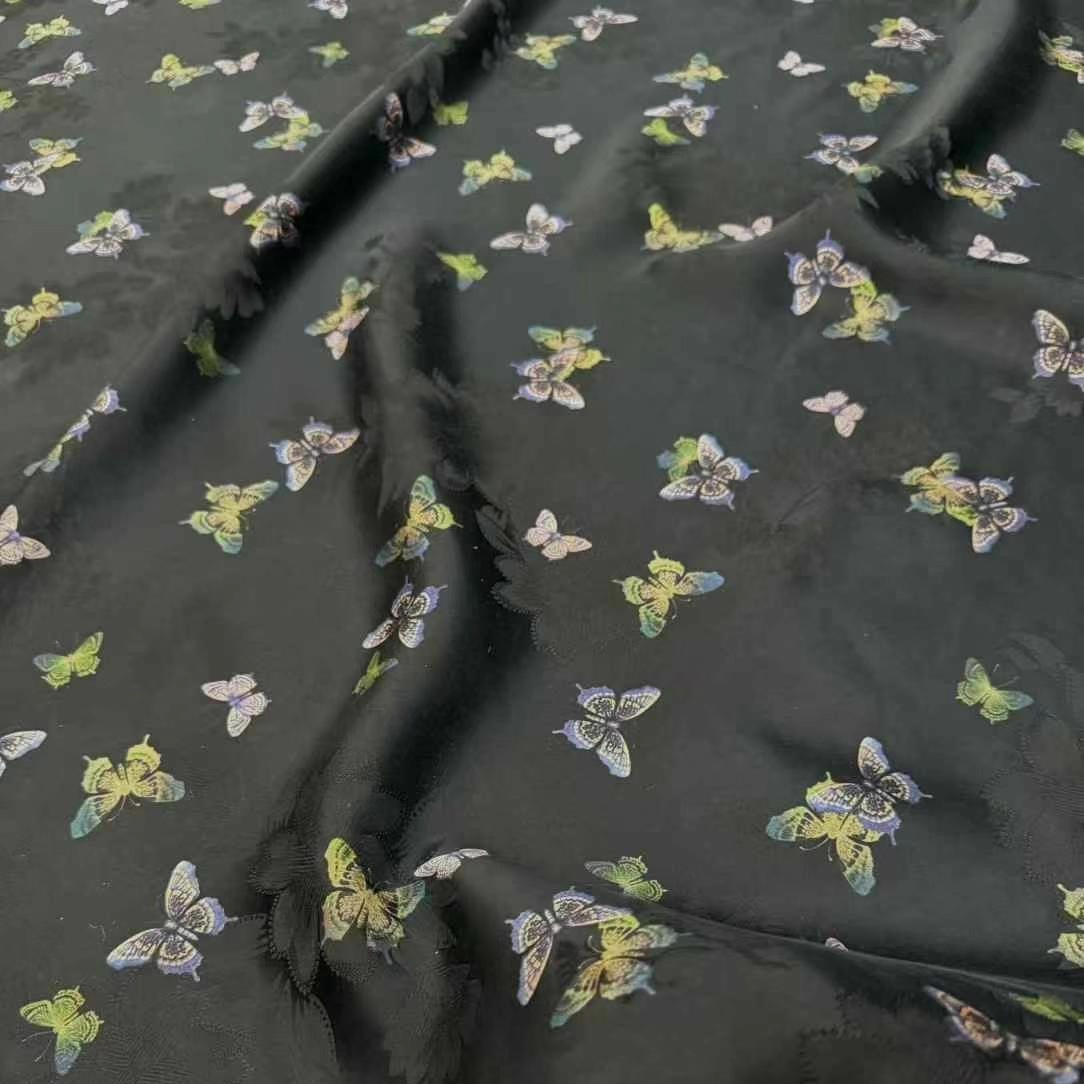 Tela de seda pesada negra con  - Sewing Vest reseña y precio