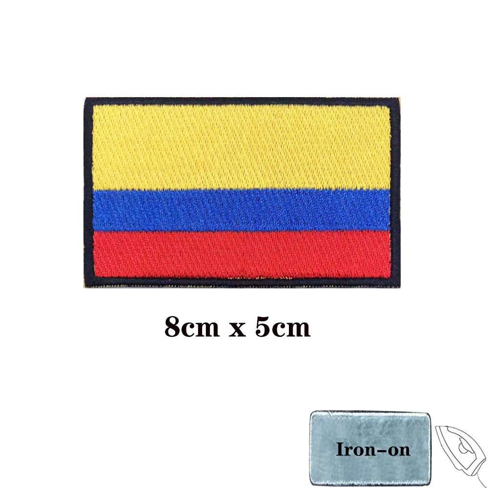 Parches de bandera de Colombia - Velcro Sew On reseña y precio