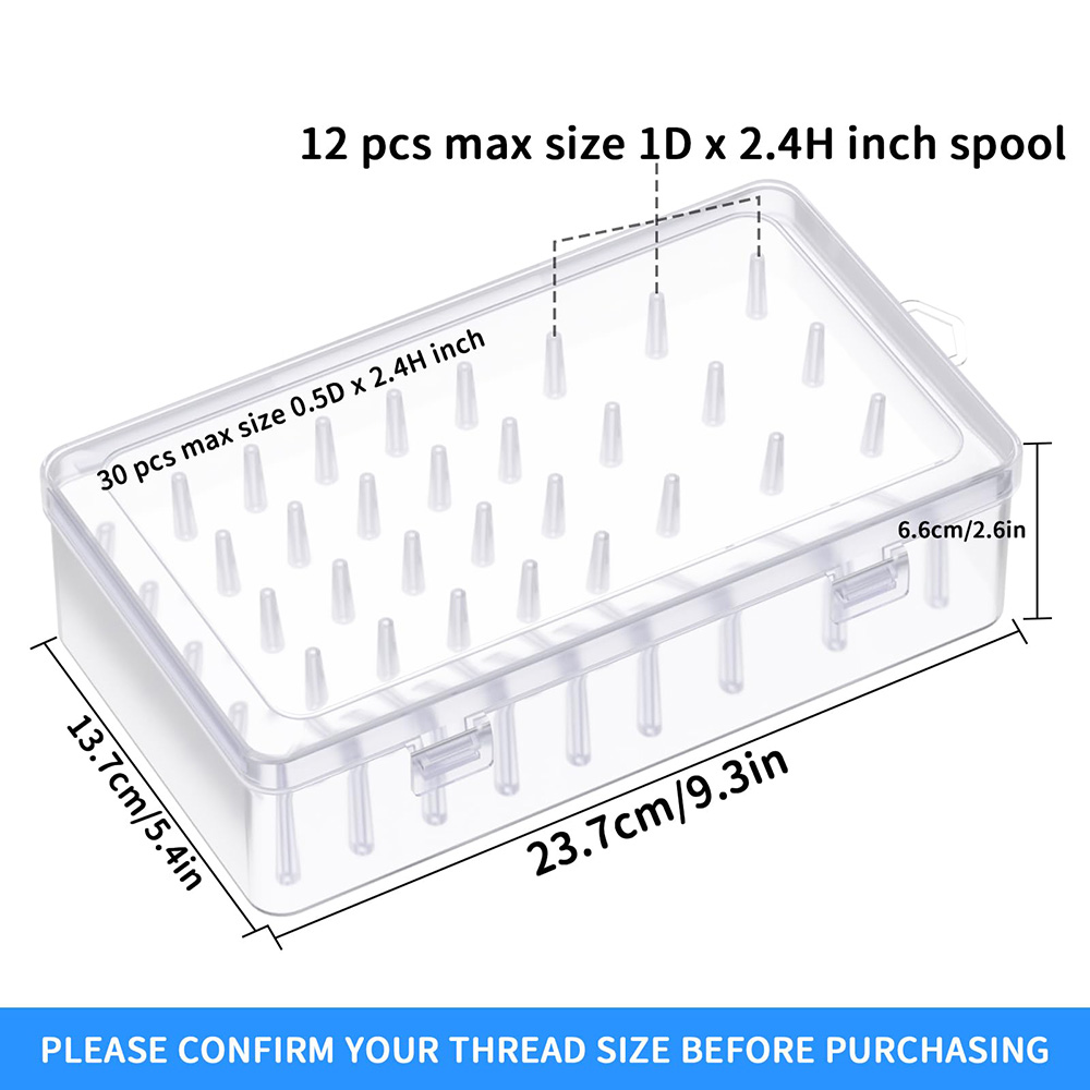 Caja Organizadora de Bobinas d - Embroidery Floss Thread reseña y precio