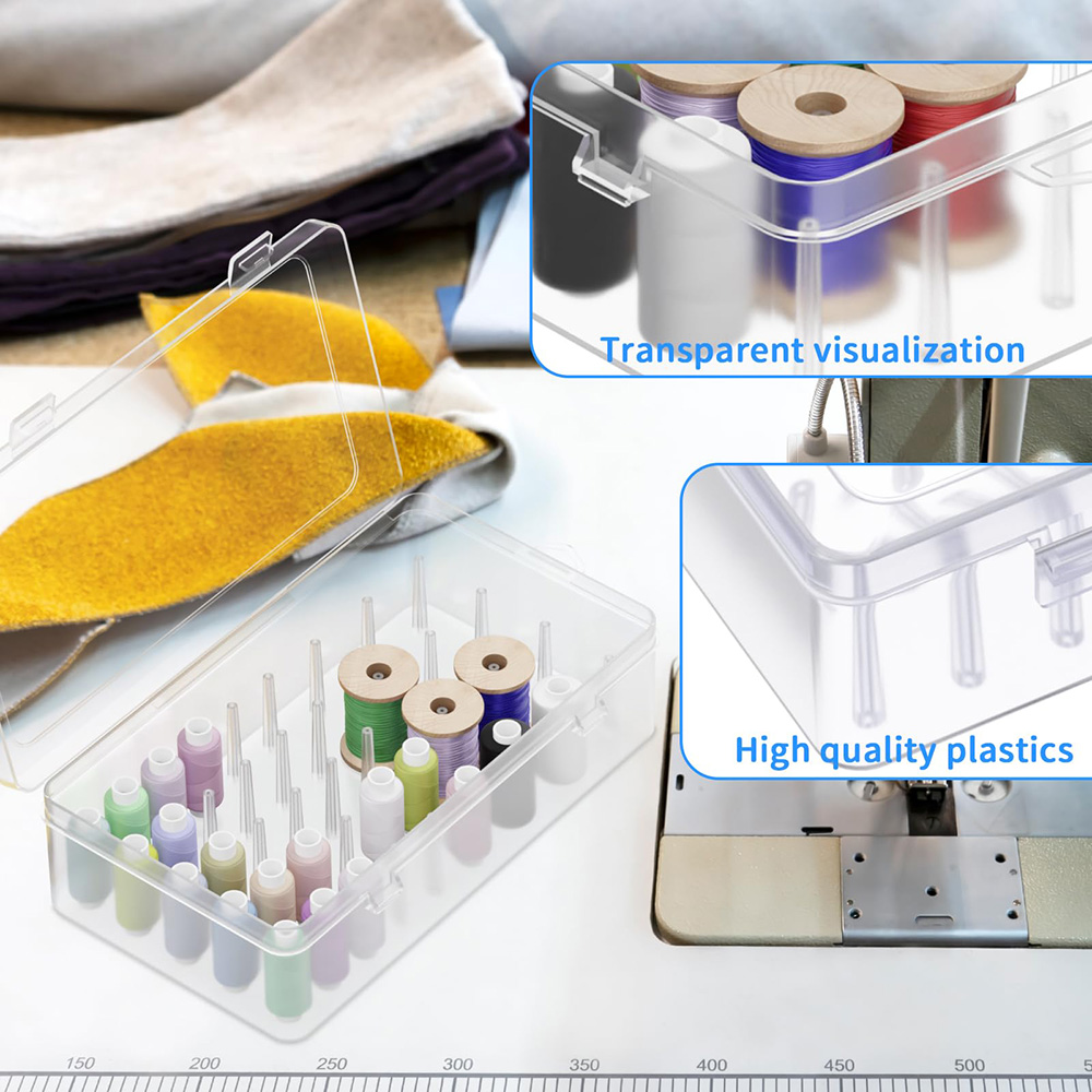 Caja Organizadora de Bobinas d - Embroidery Floss Thread reseña y precio