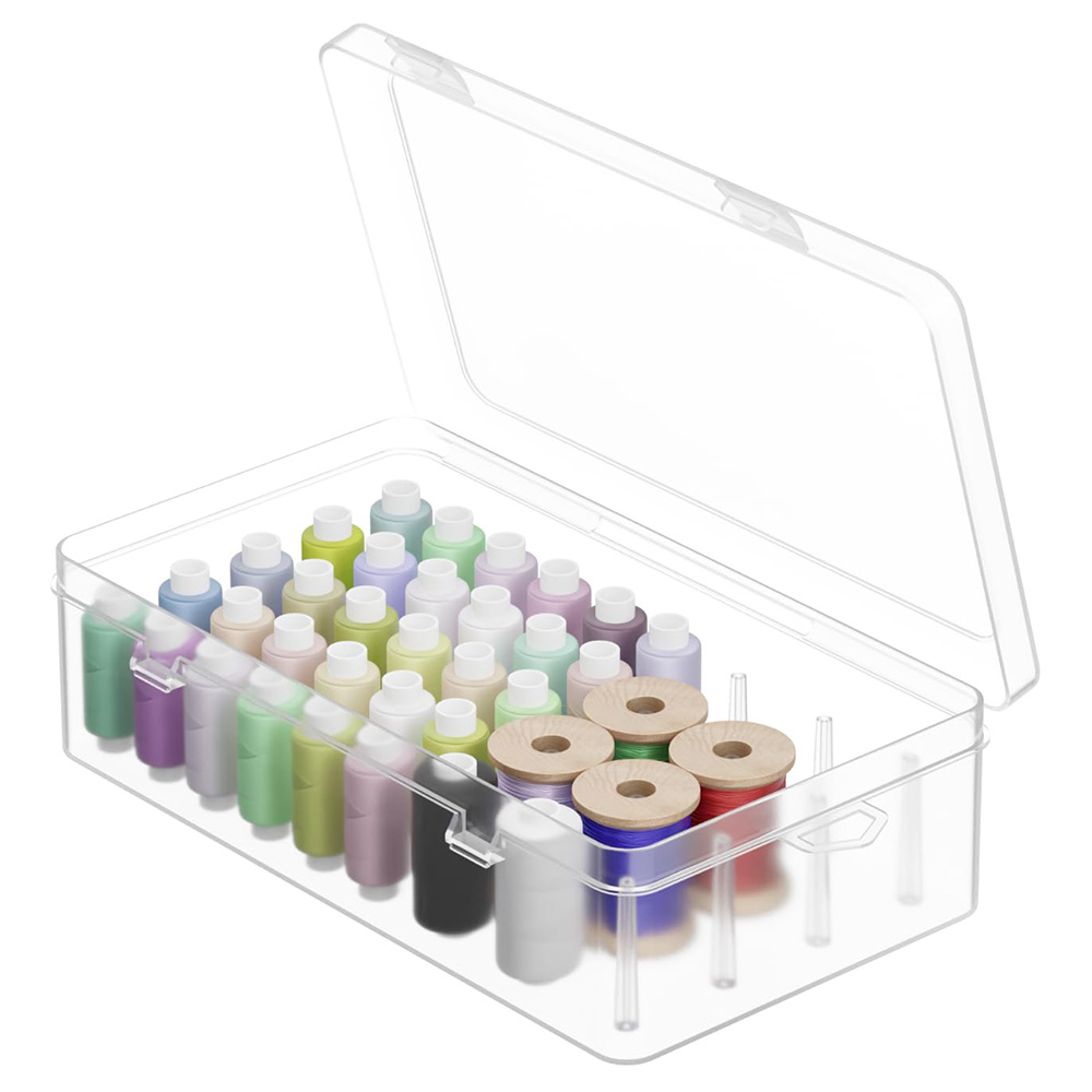 Caja Organizadora de Bobinas d - Embroidery Floss Thread reseña y precio